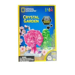 NEW  - National Geographic - STEM - Crystal Garden Crystal Growing Kit - Ages 8+